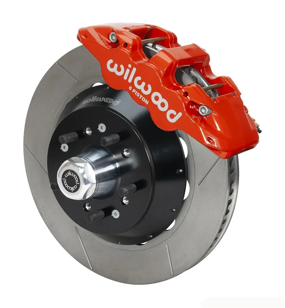 Wilwood Aero6 Big Brake Front Conversion Kit – Six-Piston Calipers & Rotors (140-14839-R) 1